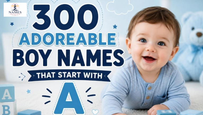 300 adorable boy names that start with A