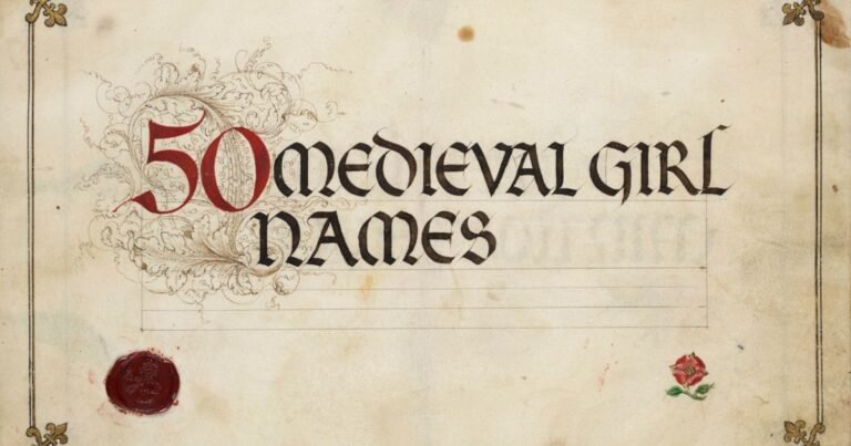 50 Medieval Girl Names
